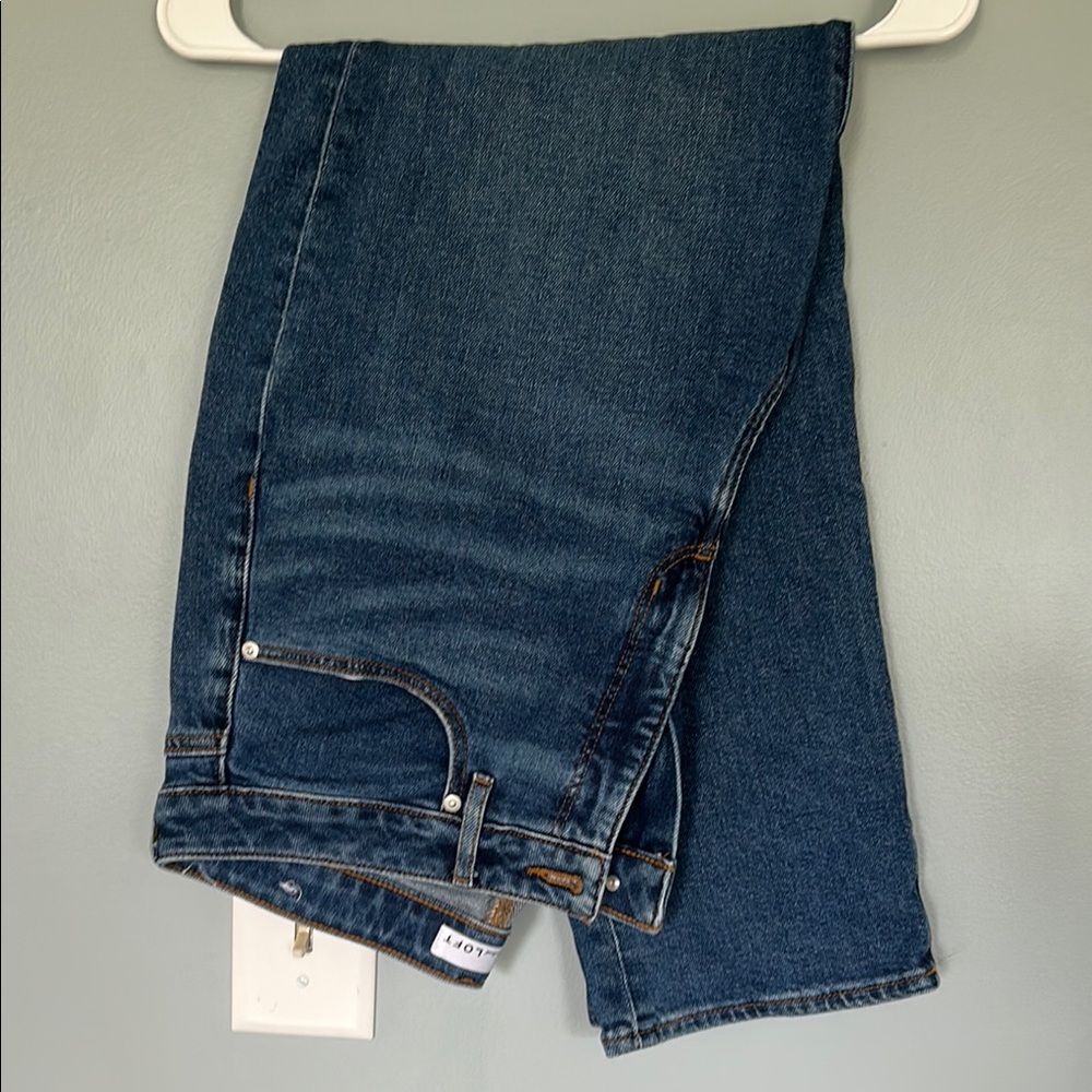 LOFT Blue Straight Leg Jeans